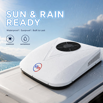 12V/24V DC Inverter RV Rooftop Air Conditioner 10000 BTU W/Heat Pump