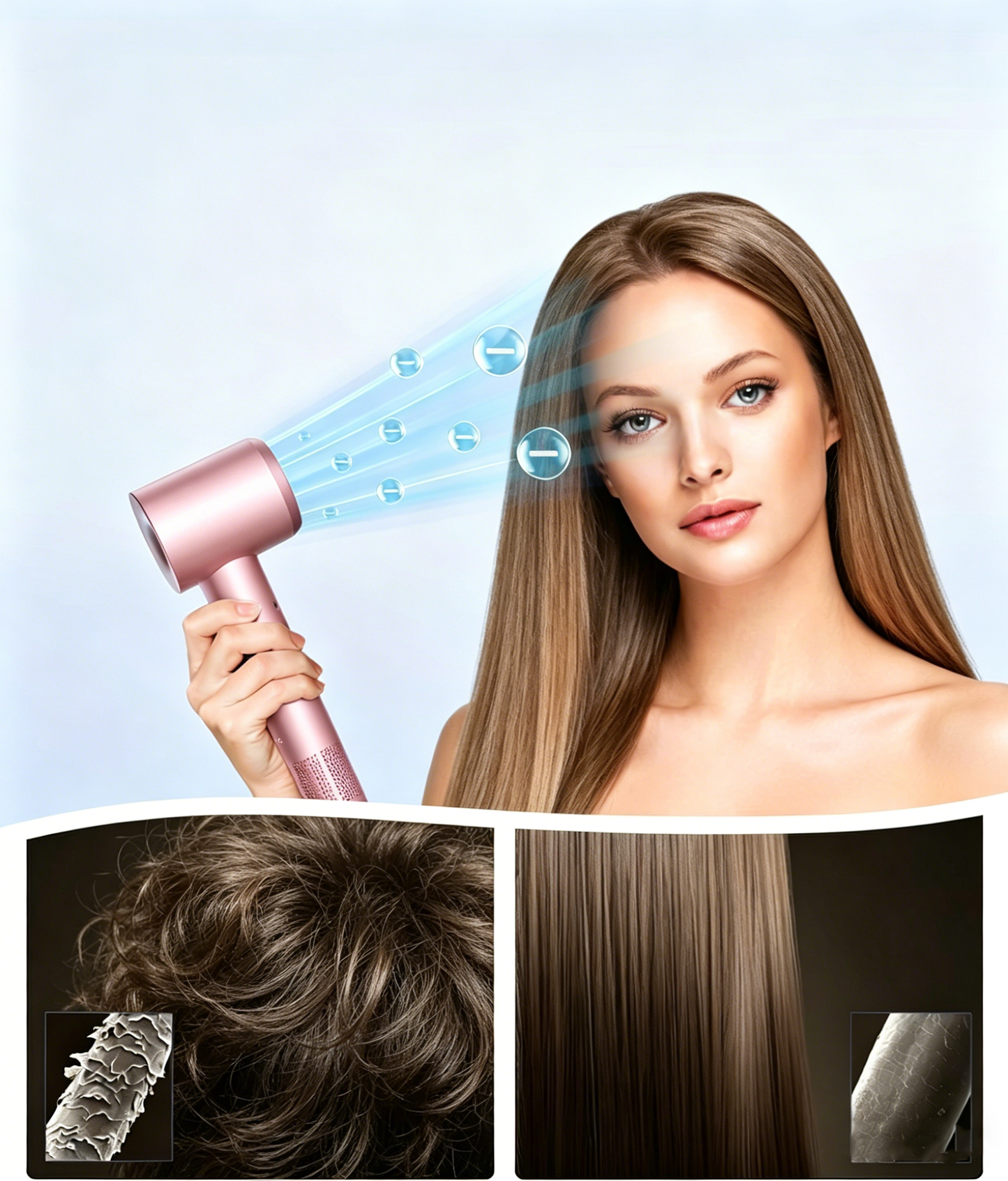 VLIM  Electric Hair Dryers – High-Speed Lightweight Blow Dryer 4 Heat & 2 Speed Settings for Fast Salon-Quality Styling