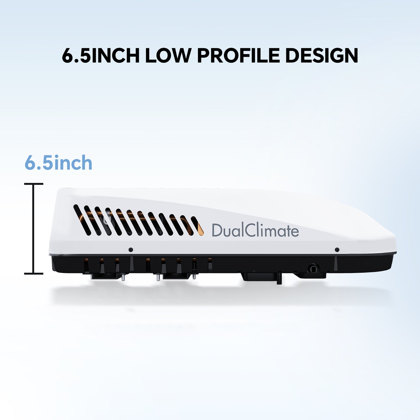 12V/24V DC Inverter RV Rooftop Air Conditioner, 10000 BTU Cooling & Heating Units for Campers, Vans, Trucks & RVs