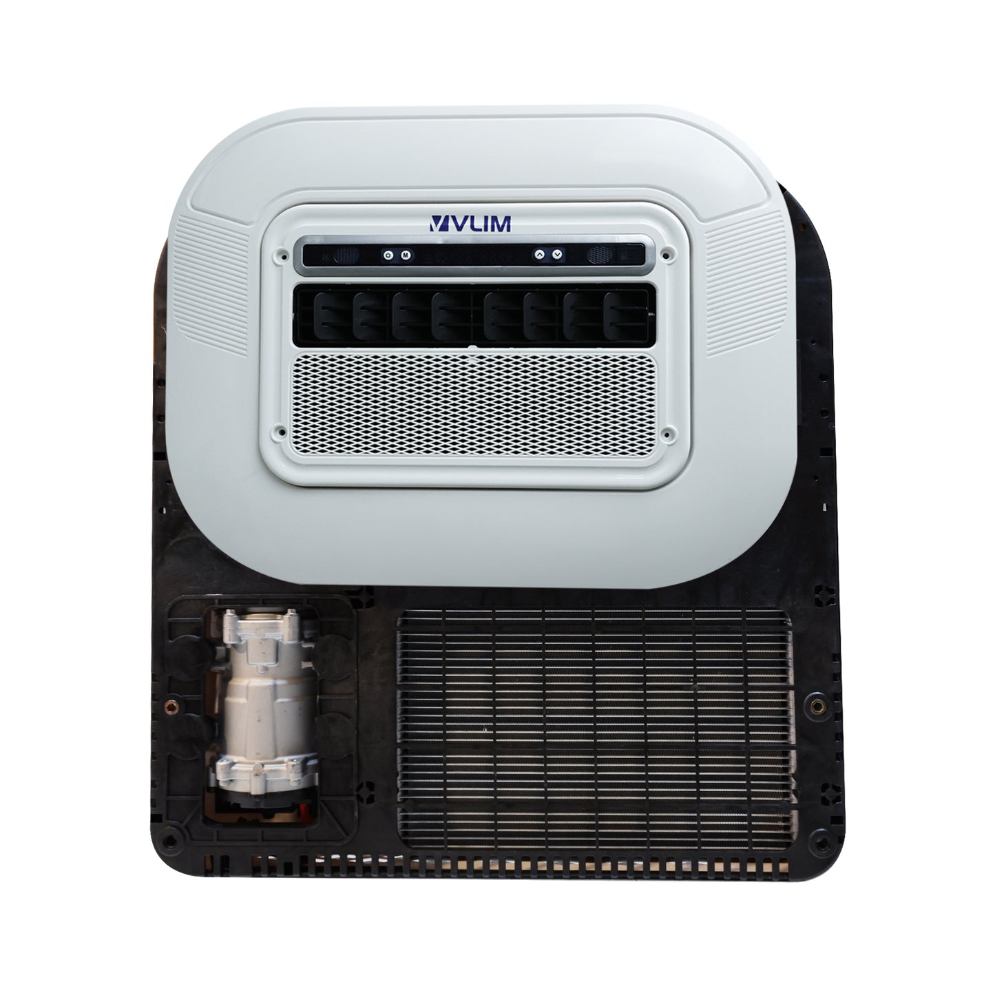 12V RV Air Conditioner, 9500 BTU Top Mounted Cooling Parking Air Conditioner for RVs, Trucks, Vans, Campers